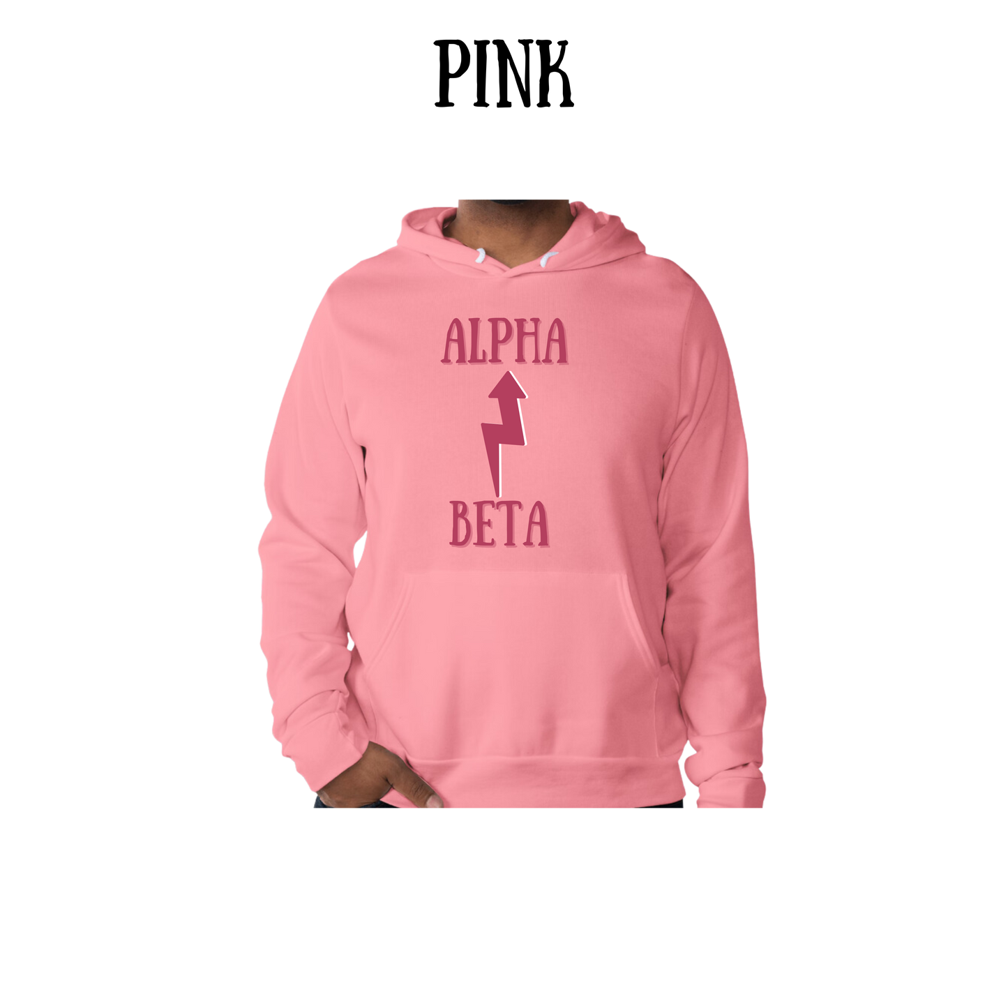 Beta to Alpha - Sponge Fleece Hoodie - Assorted Colors