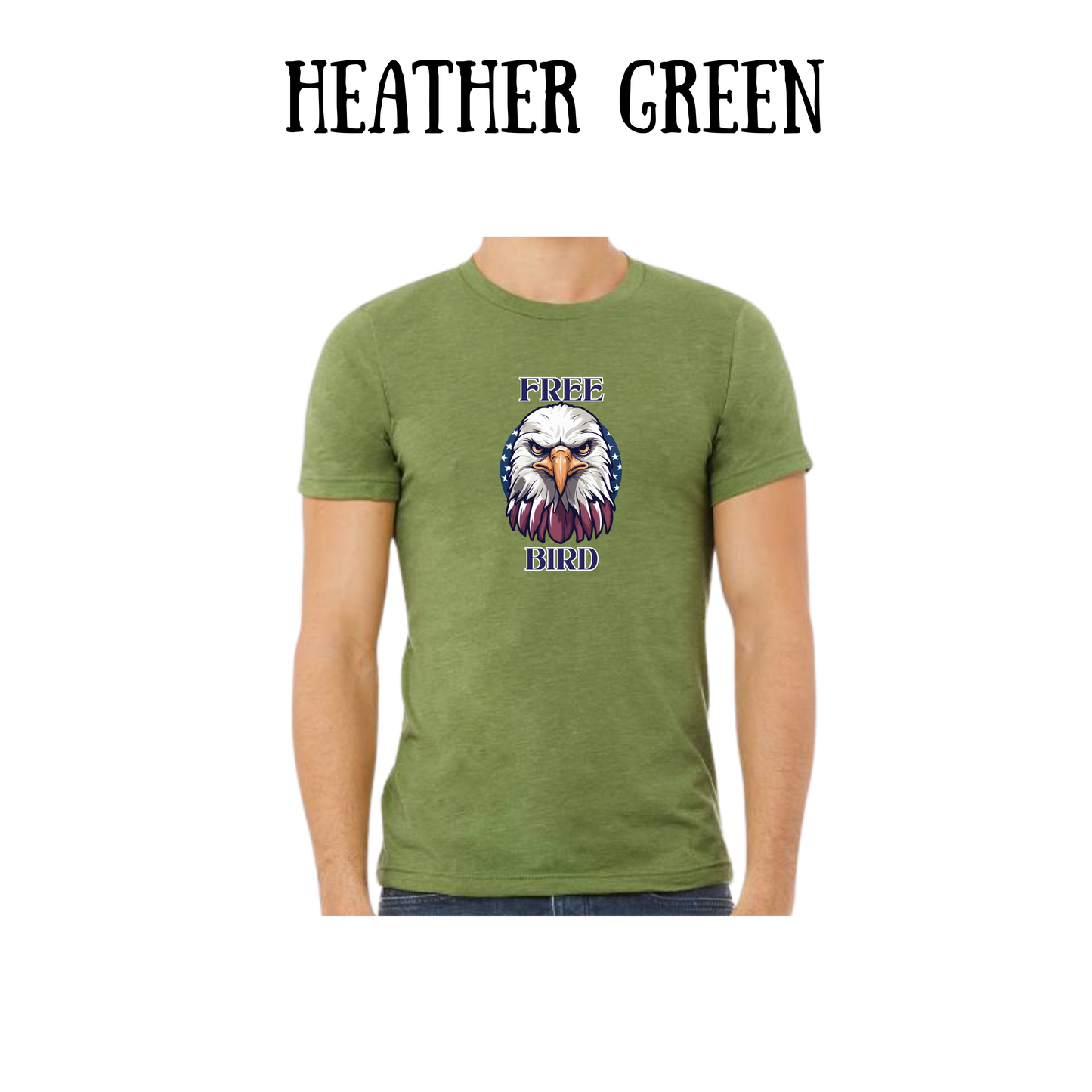 PP - Free Bird - Unisex Tee - Greens
