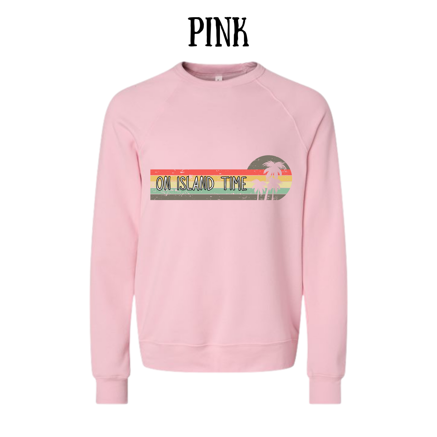 VP - On Island Time - Sponge Fleece Raglan Sweatshirt - Assorted Colors