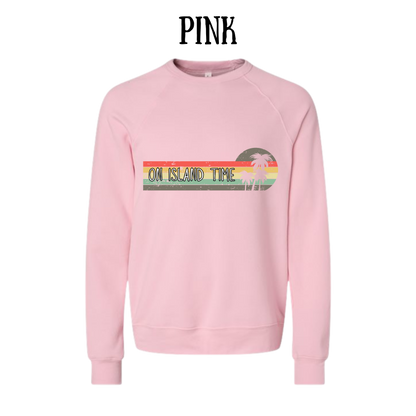 VP - On Island Time - Sponge Fleece Raglan Sweatshirt - Assorted Colors