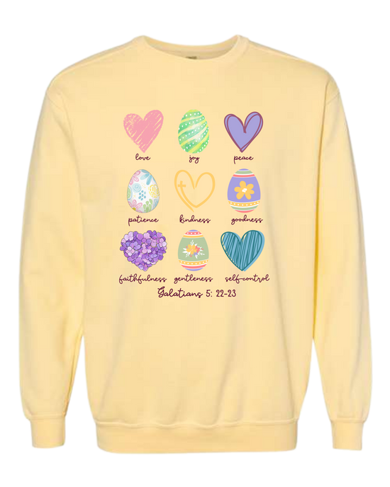 Galatians 5 - Easter - Comfort Colors - Sweatshirt - Assorted Colors