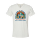 What Happens At The Campground - Bella+Canvas - Unisex V-Neck - Neutral Colors