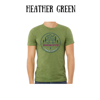 CP - Wander Often - Unisex Tee - Greens