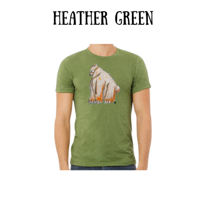 AC - Muscle Bear - Unisex Tee - Greens