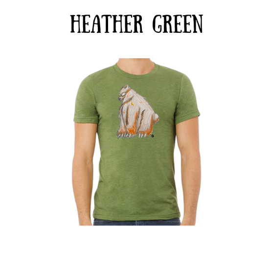 AC - Muscle Bear - Unisex Tee - Greens