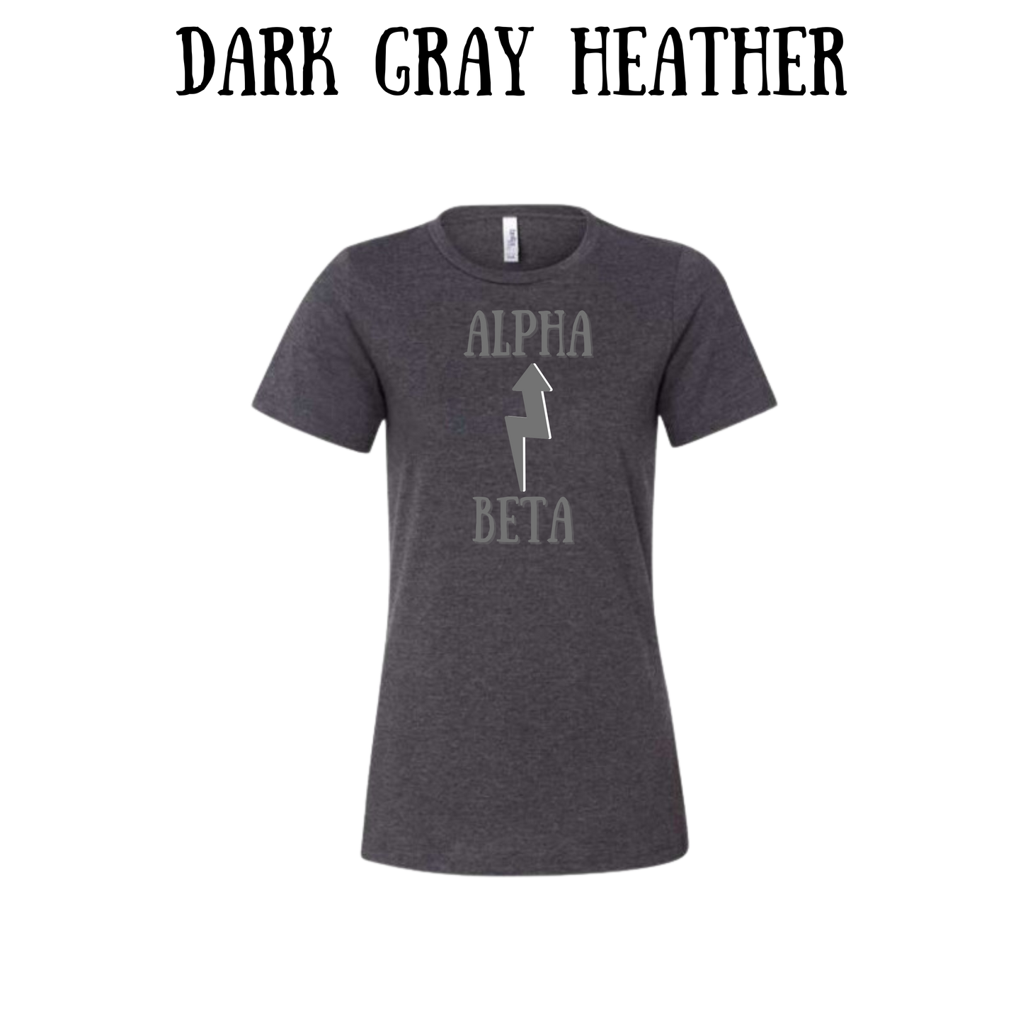 Beta to Alpha - Women's Relaxed Fit Tee - Neutrals