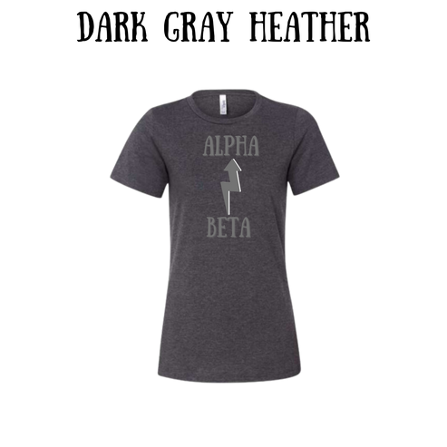Beta to Alpha - Women's Relaxed Fit Tee - Neutrals
