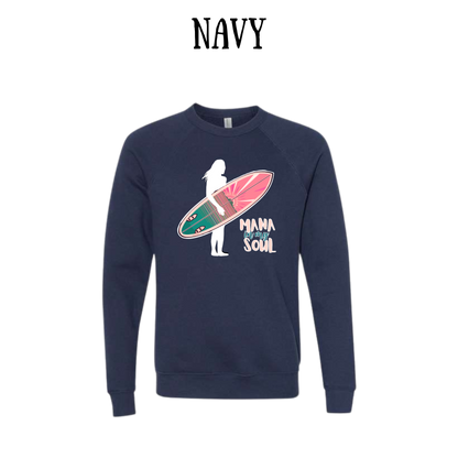 VP - Mana in My Soul - Sponge Fleece Raglan Sweatshirt - Blues, Purples