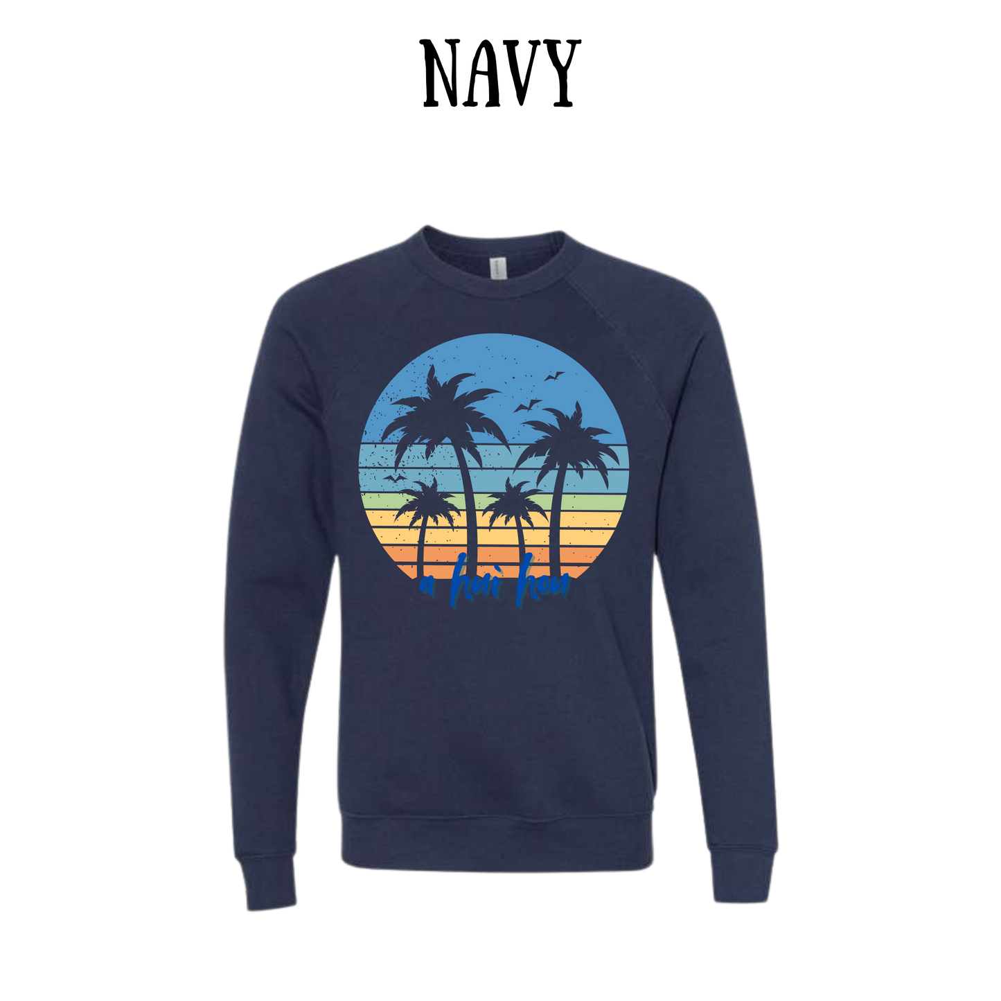 VP - A Hui Hou - Sponge Fleece Raglan Sweatshirt - Blues, Purples