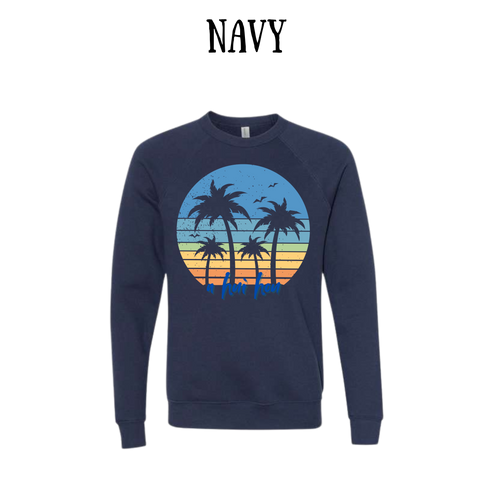 VP - A Hui Hou - Sponge Fleece Raglan Sweatshirt - Blues, Purples