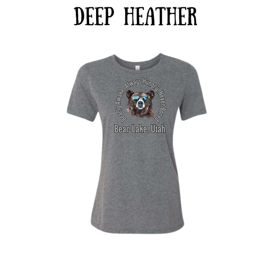 CP - Bear Lake Utah - Women's Relaxed Fit Tee - Neutrals