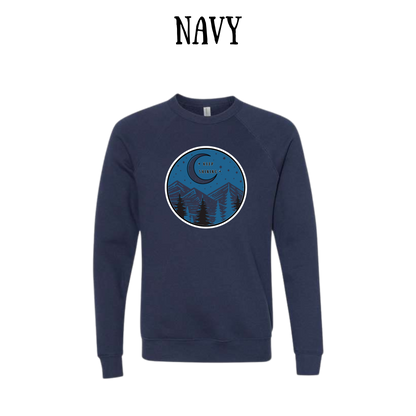 CP - Keep Shining - Sponge Fleece Raglan Sweatshirt - Blues, Purples