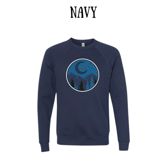 OP - Keep Shining - Sponge Fleece Raglan Sweatshirt - Blues, Purples