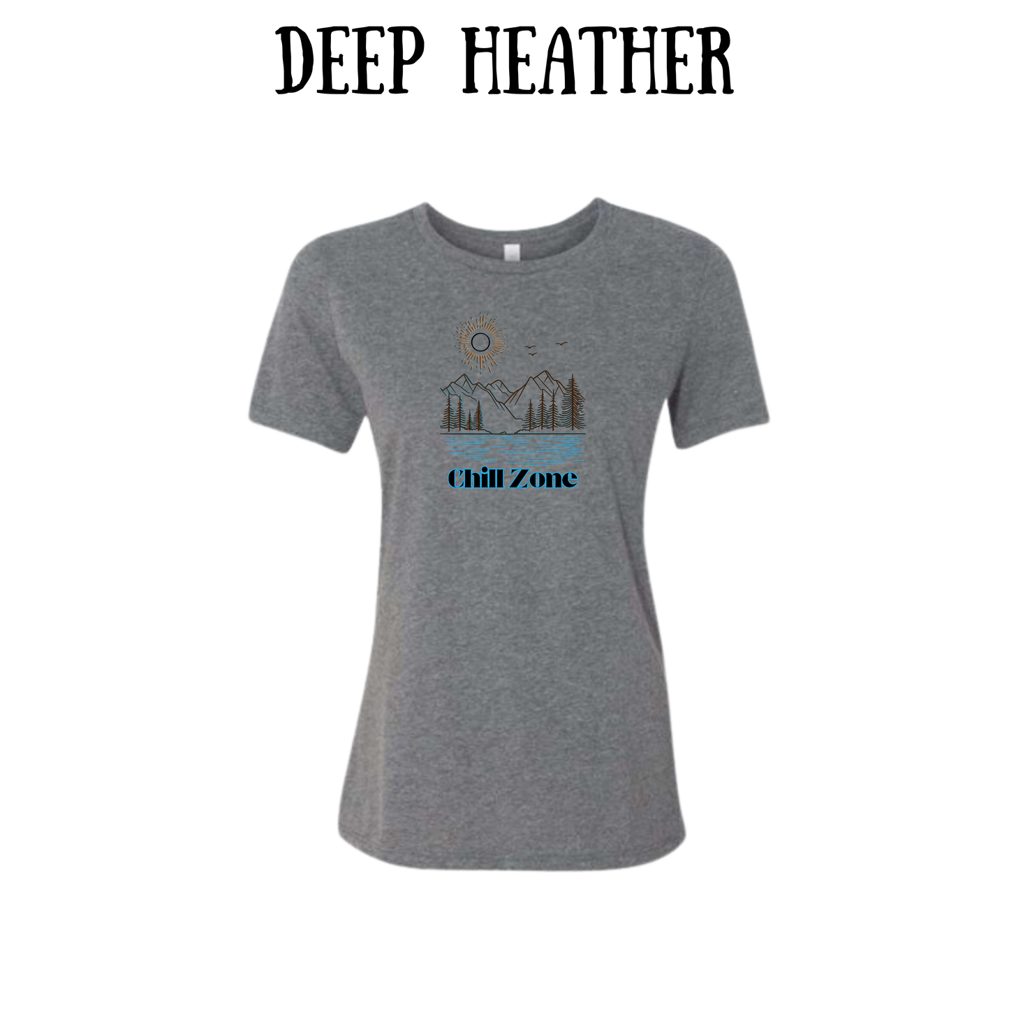 CP - Chill Zone - Women's Relaxed Fit Tee - Neutrals