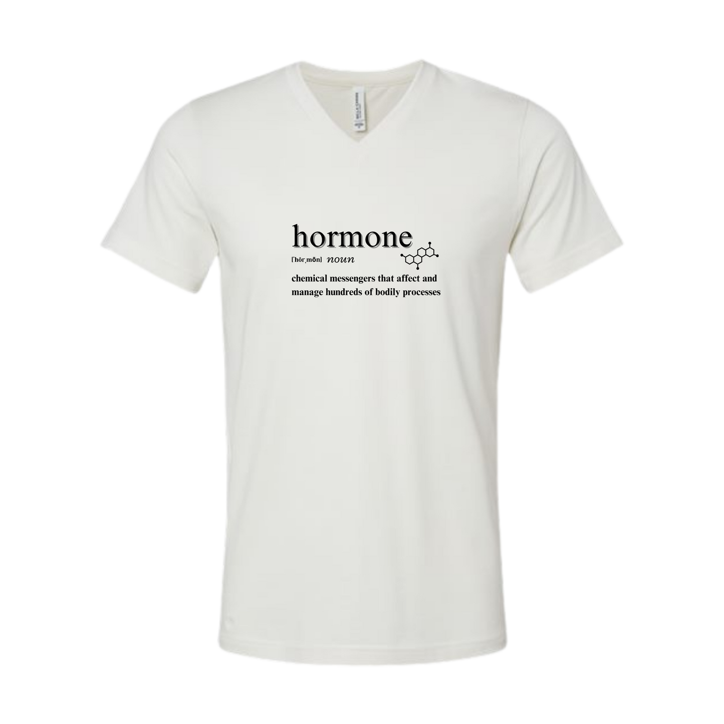 Hormone - Bella+Canvas - Unisex V-Neck - Neutral Colors