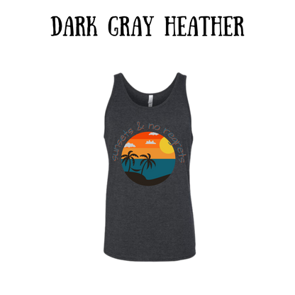 VP - Sunsets & No Regrets - Unisex Tank