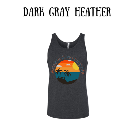 VP - Sunsets & No Regrets - Unisex Tank