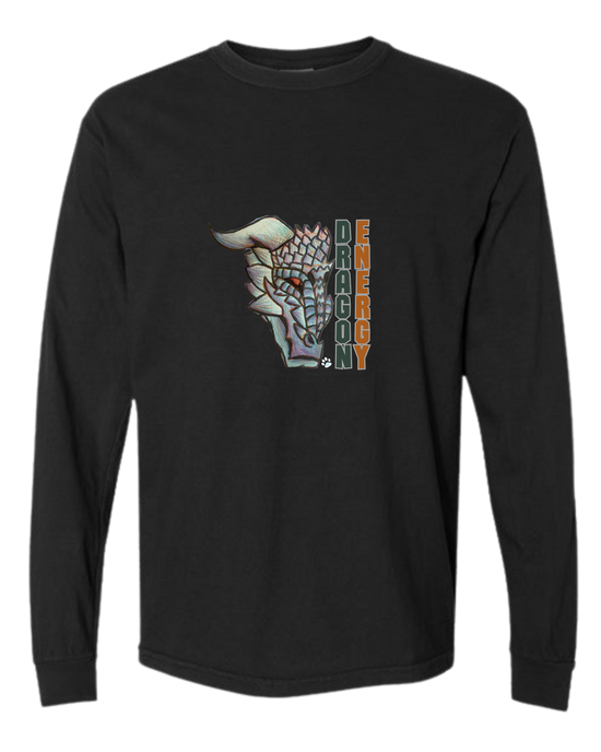 Dragon Energy - Comfort Colors - Heavyweight Long Sleeve Tee - Neutral Colors