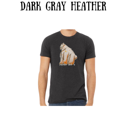 AC - Muscle Bear - Unisex Tee - Pinks, Purples, Neutrals