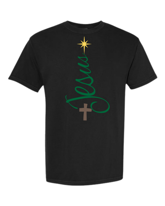 Jesus Tree - Comfort Colors - Heavyweight Unisex Tee - Neutrals