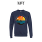 VP - Sunsets & No Regrets - Sponge Fleece Raglan Sweatshirt - Blues, Purples