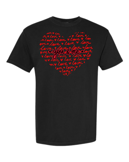 You & Me - Comfort Colors - Heavyweight Unisex Tee - Neutral Colors