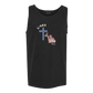 Loves Jesus & America too - Comfort Colors - Unisex Tank - Neutral Colors & Blues