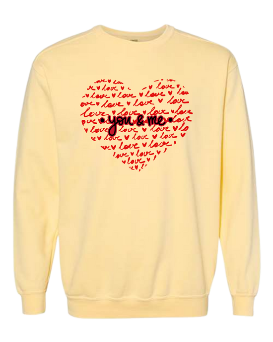 You & Me - Comfort Colors - Sweatshirt - Assorted Colors