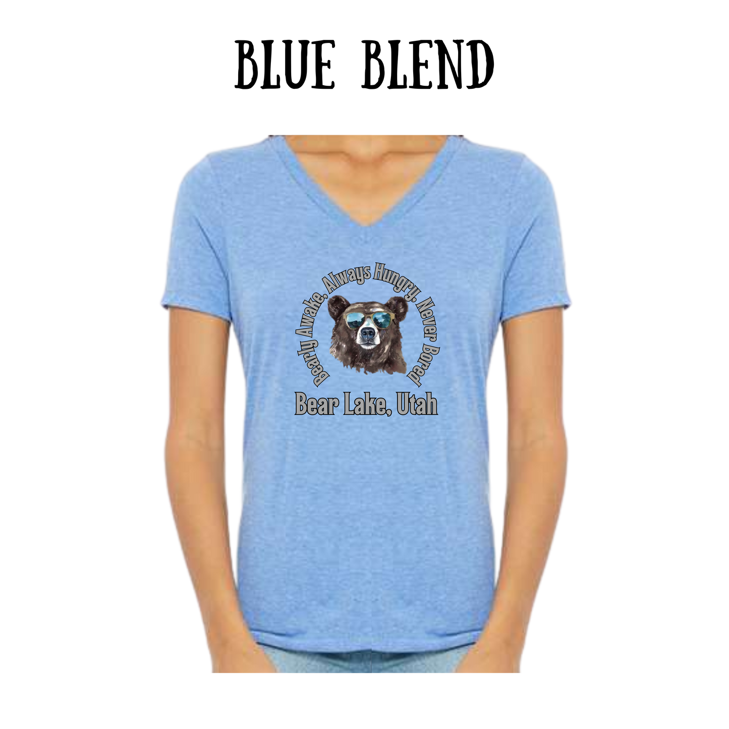 CP - Bear Lake Utah - Women's V-Neck - Assorted Colors
