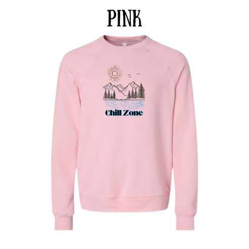 CP - Chill Zone - Sponge Fleece Raglan Sweatshirt - Assorted Colors