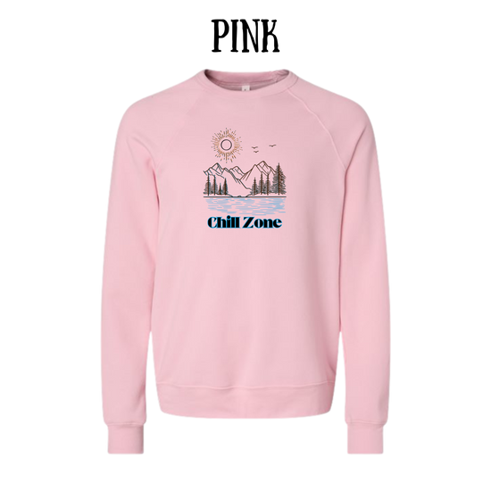 CP - Chill Zone - Sponge Fleece Raglan Sweatshirt - Assorted Colors