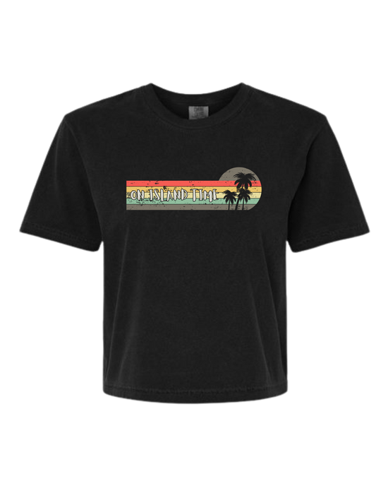 On Island Time - Comfort Colors - Boxy T - Assorted Colors