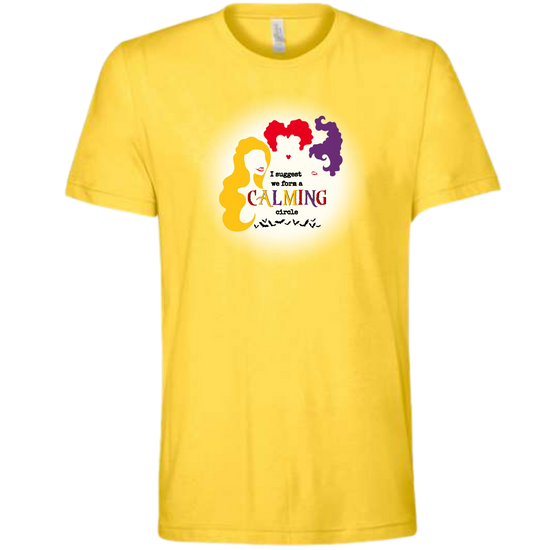 Calming Circle - Unisex Tee - Yellows