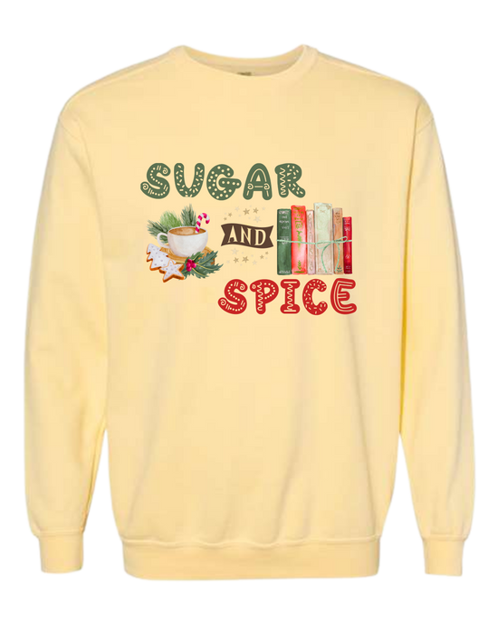 Sugar and Spice - Comfort Colors - Sweatshirt - Assorted Colors