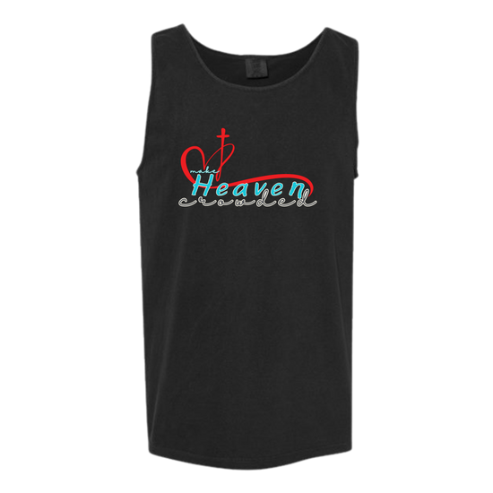 Make Heaven Crowded - Comfort Colors - Unisex Tank - Neutral Colors & Blues