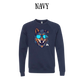 BP - Alpha - Sponge Fleece Raglan Sweatshirt - Blues, Purples