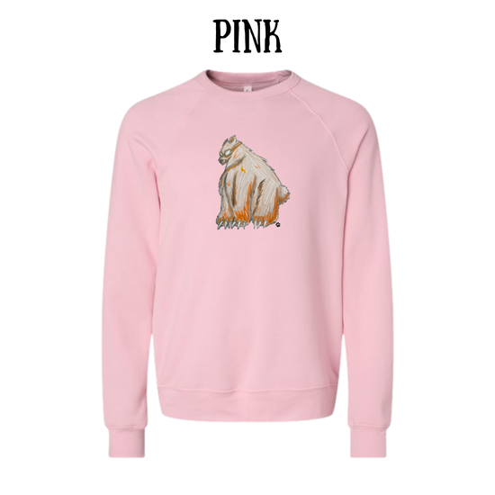 AC - Muscle Bear - Sponge Fleece Raglan Sweatshirt - Assorted Colors