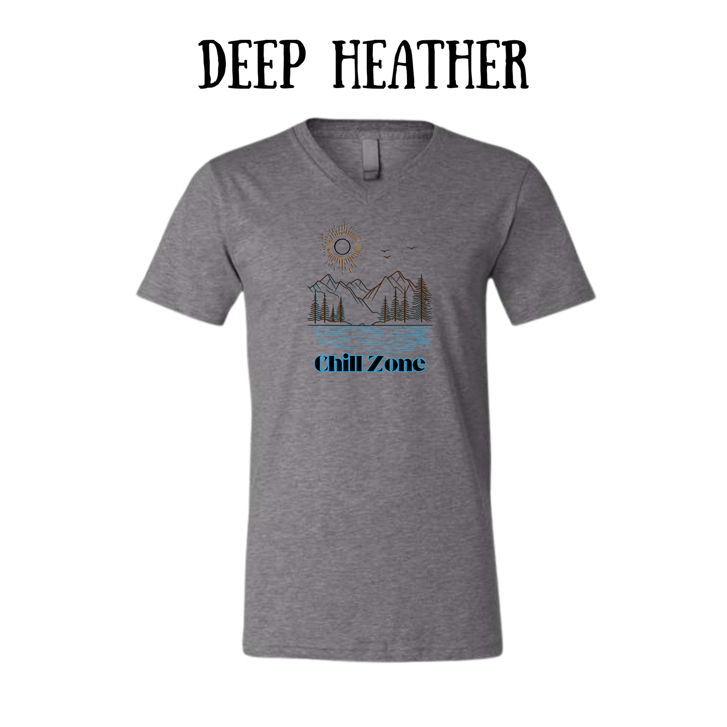 CP - Chill Zone - Unisex V-Neck - Neutral Colors