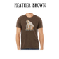 AC - Muscle Bear - Unisex Tee - Yellows, Oranges, Reds