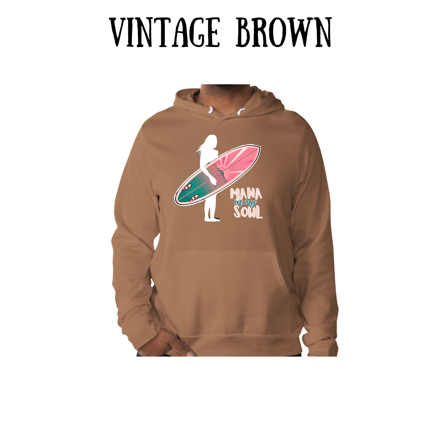 VP - Mana in My Soul - Sponge Fleece Hoodie - Greens, Neutrals