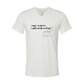 I don't rise & shine I caffeinate & coordinate - Bella+Canvas - Unisex V-Neck - Neutral Colors