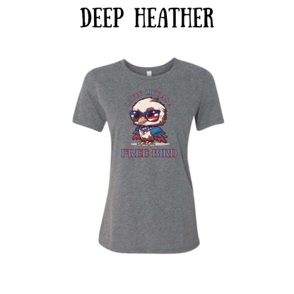 PP - Lovin' Life As A Free Bird - Women's Relaxed Fit Tee - Neutrals