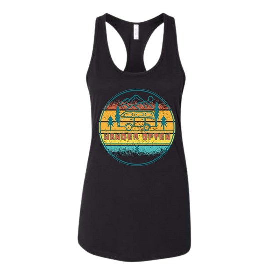 Wander Often - Bella+Canvas - Women's Jersey Racerback Tank