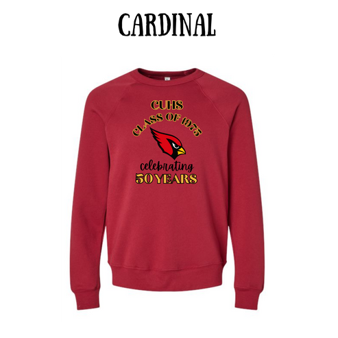 CUHS celebrating - Sponge Fleece Raglan Sweatshirt - Assorted Colors