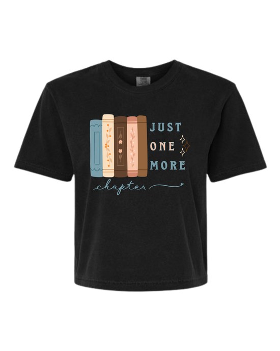 Just One More Chapter - Comfort Colors - Boxy T - Assorted Colors