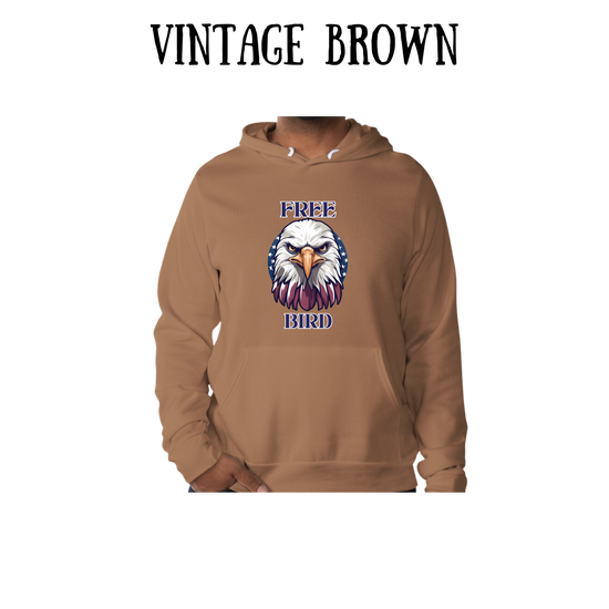 PP - Free Bird - Sponge Fleece Hoodie - Greens, Neutrals