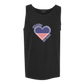 One Nation One Heart - Comfort Colors - Unisex Tank - Neutral Colors & Blues