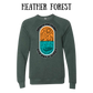 CP - Where We Listen and Don't Judge - Sponge Fleece Raglan Sweatshirt - Greens, Neutrals