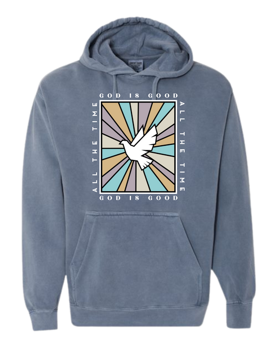 God Is Good - Comfort Colors - Hooded Sweatshirt - Assorted Colors