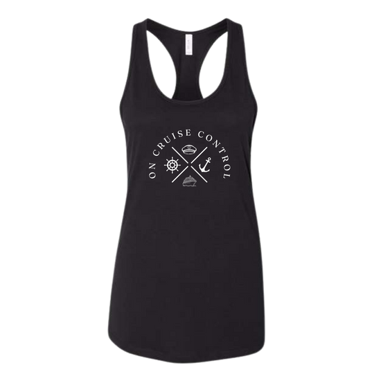 On Cruise Control - Bella+Canvas - Women's Jersey Racerback Tank